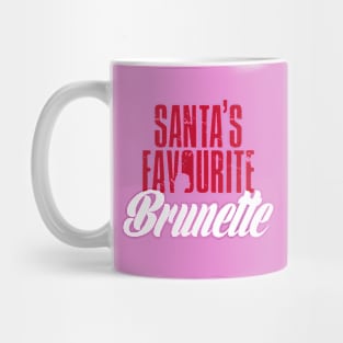 Santa's Favourite Brunette Mug